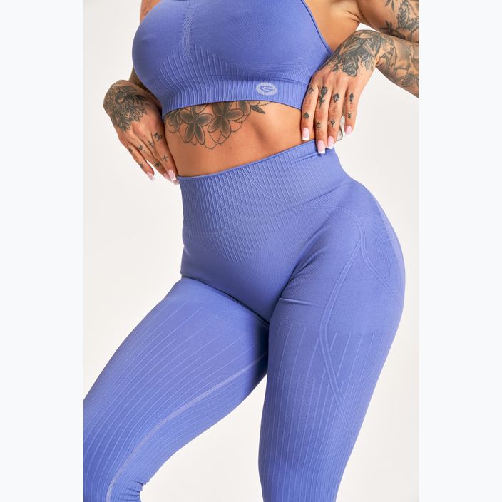 Legginsy damskie Gym Glamour Push Up 2.0 lavender 5