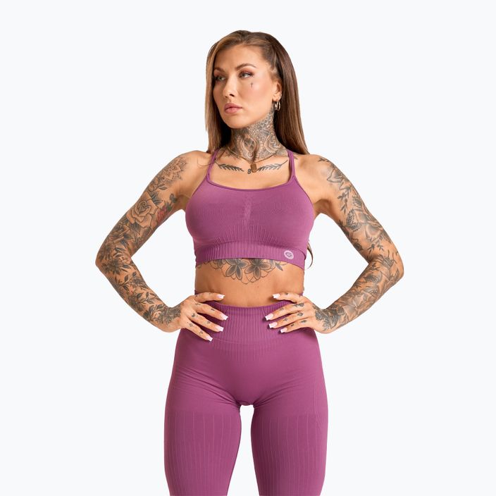 Legginsy damskie Gym Glamour Push Up 2.0 merry berry 5