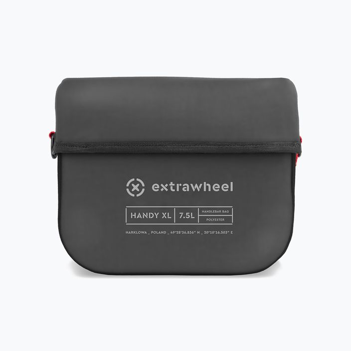Torba rowerowa na kierownicę Extrawheel Handy XL 7.5 l grey/black 2