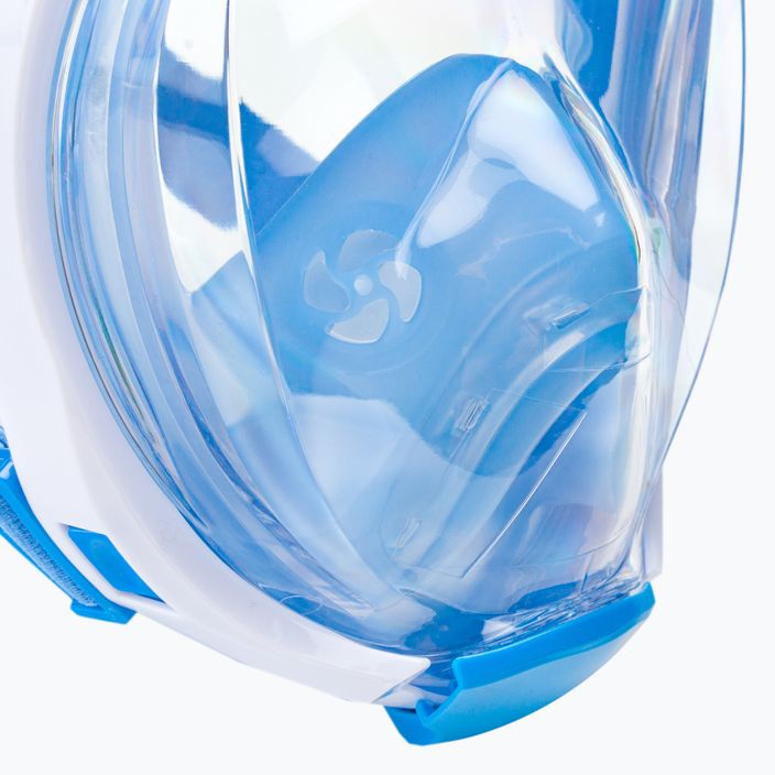 Maska pełnotwarzowa do snorkelingu dziecięca AQUASTIC SMK-01N niebieska 6