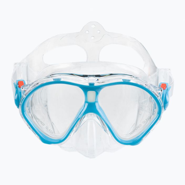Zestaw do snorkelingu dziecięcy AQUASTIC MSK-01N niebieski 3