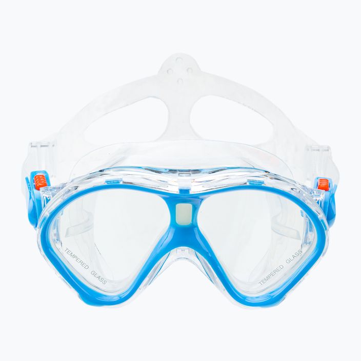 Zestaw do snorkelingu dziecięcy AQUASTIC MSFK-01SN niebieski 11