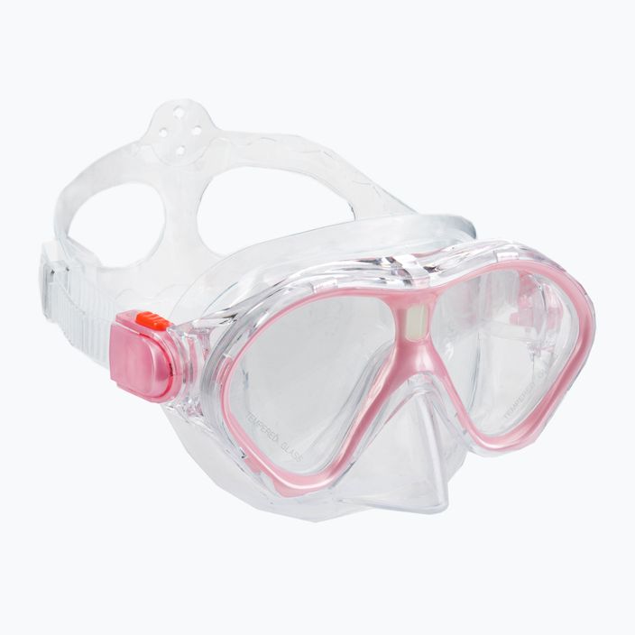 Zestaw do snorkelingu dziecięcy AQUASTIC MSFK-01SR różowy 10