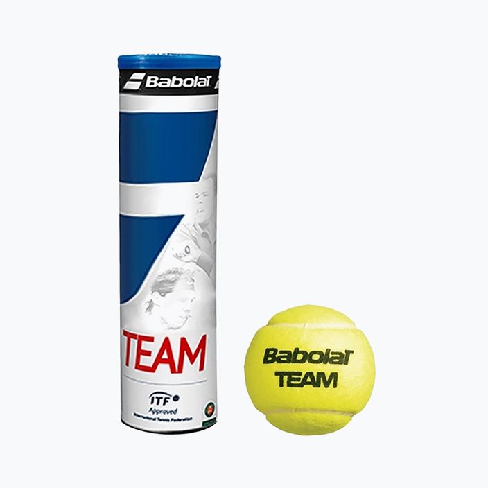 Piłki tenisowe Babolat Team 72 szt. yellow 4