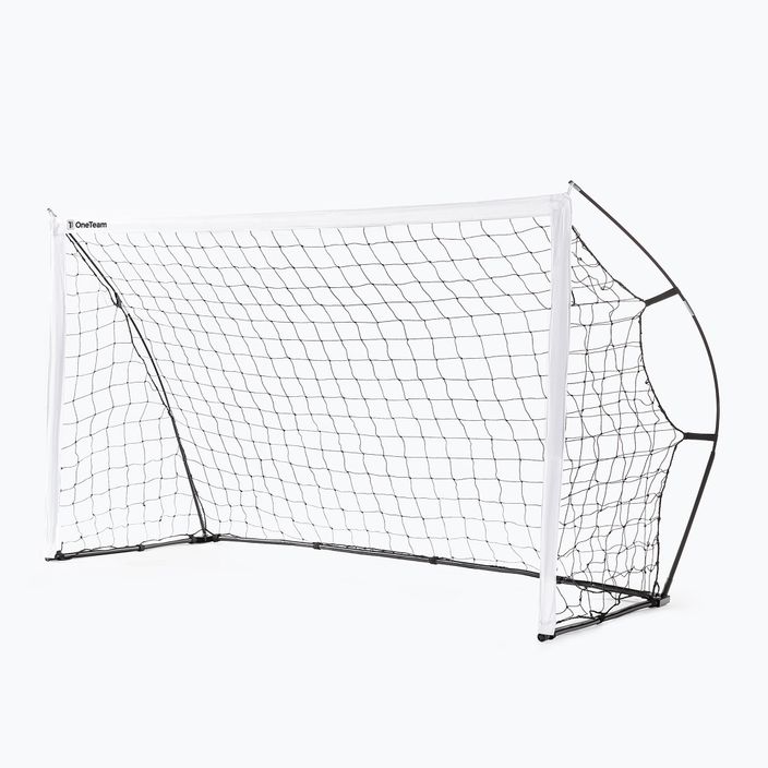 Bramka do piłki nożnej OneTeam Flex 300 x 155 cm biała/czarna 3