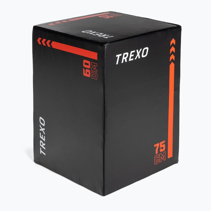 Skrzynia plyometryczna TREXO TRX-PB30 30 kg czarna 3
