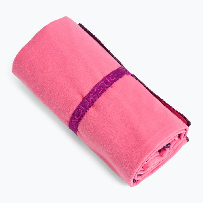 Ręcznik szybkoschnący AQUASTIC Havlu XL 175x110 cm różowy 5