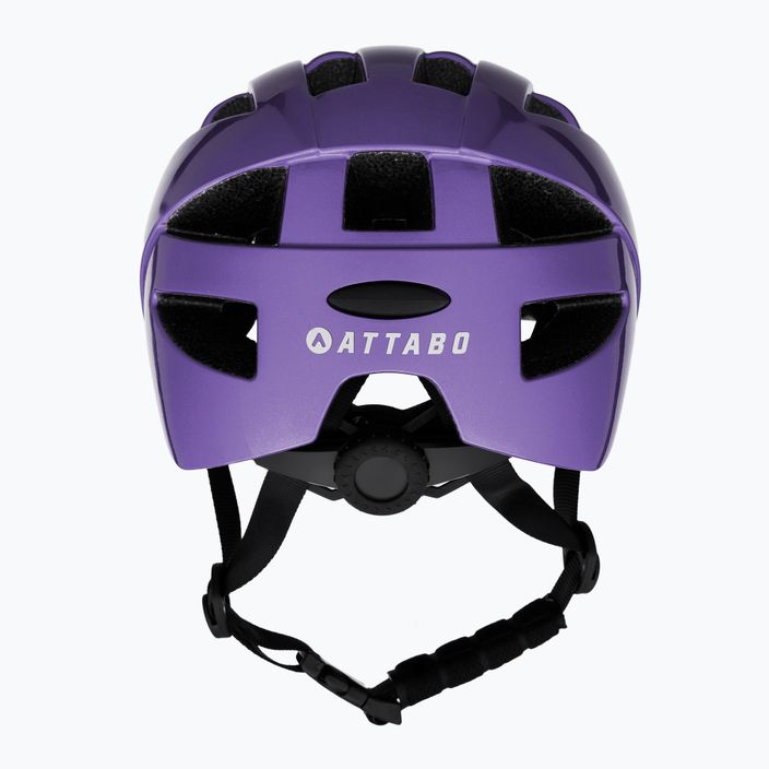 Kask rowerowy dziecięcy ATTABO K200 fioletowy 3