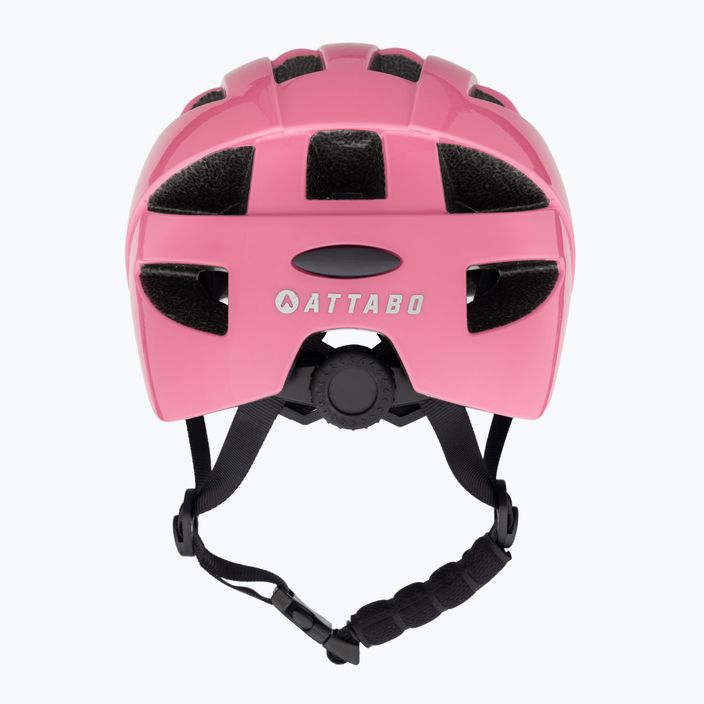 Kask rowerowy dziecięcy ATTABO K200 różowy 3