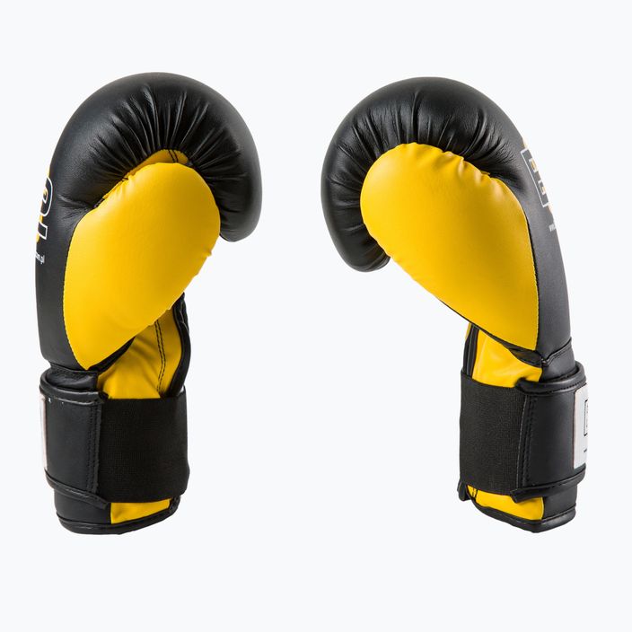 Rękawice bokserskie DIVISION B-2 DIV-TG01 black/yellow 2