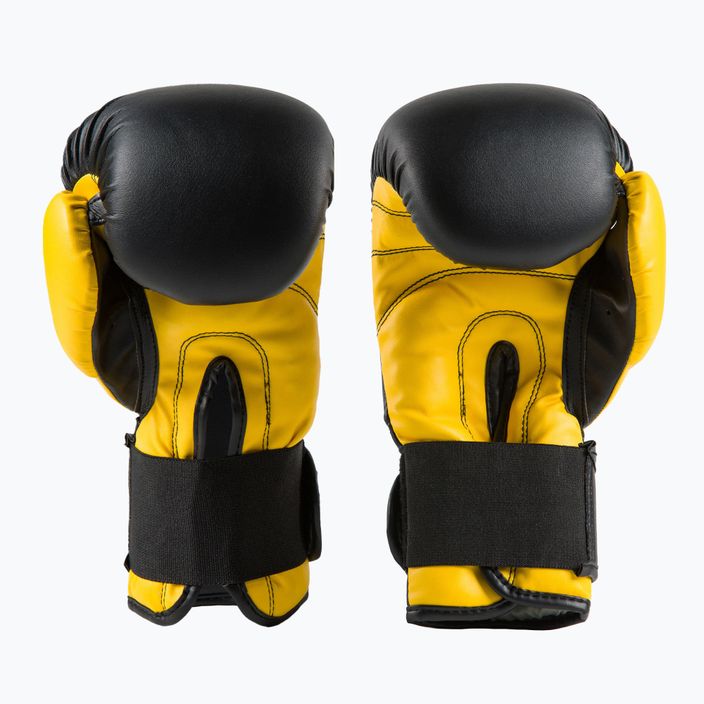 Rękawice bokserskie DIVISION B-2 DIV-TG01 black/yellow 3