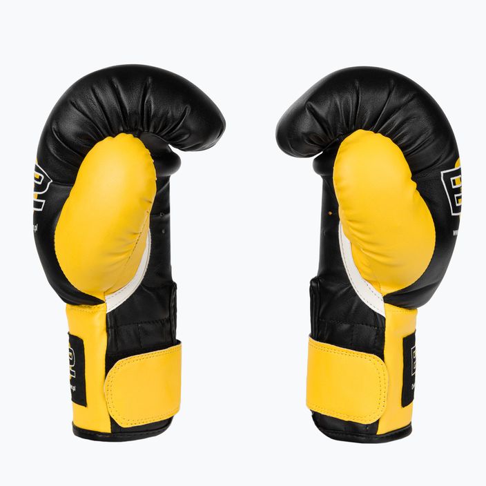 Zestaw bokserski dla dzieci DIVISION B-2 Junior black/yellow 6