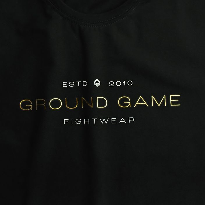 T-shirt męski Ground Game Gold Typo złoty 3