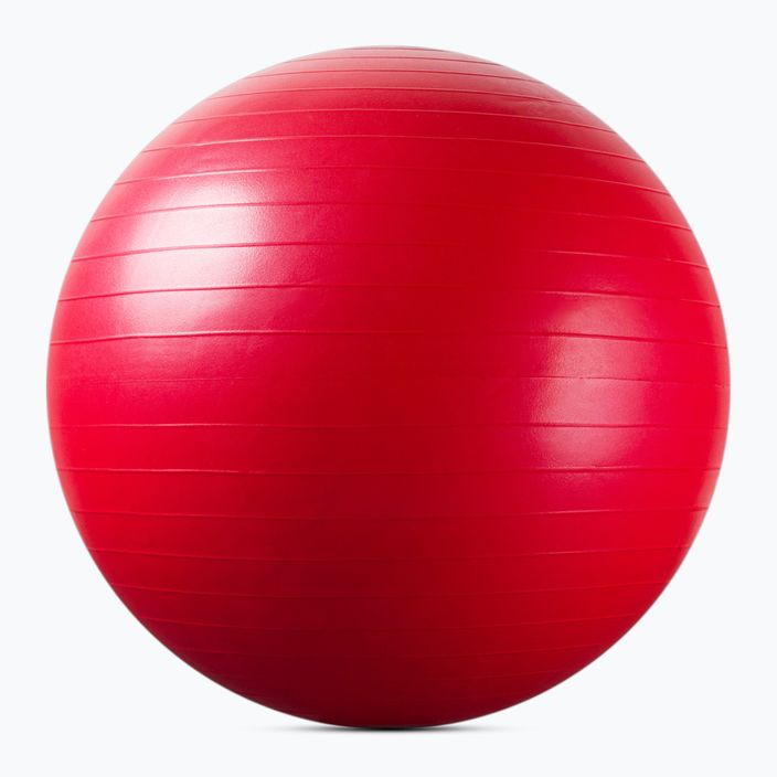 Piłka gimnastyczna Bauer Fitness Anti-Burst czerwona ACF-1072 65 cm