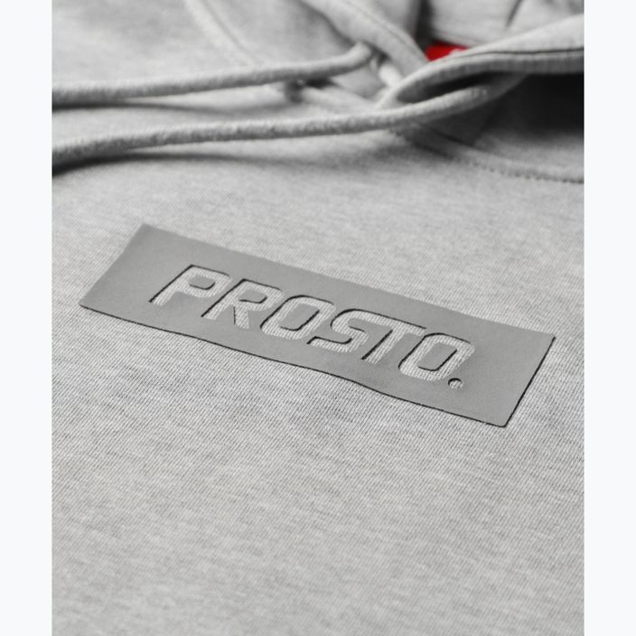 Bluza męska PROSTO Hoodie Abox gray 4