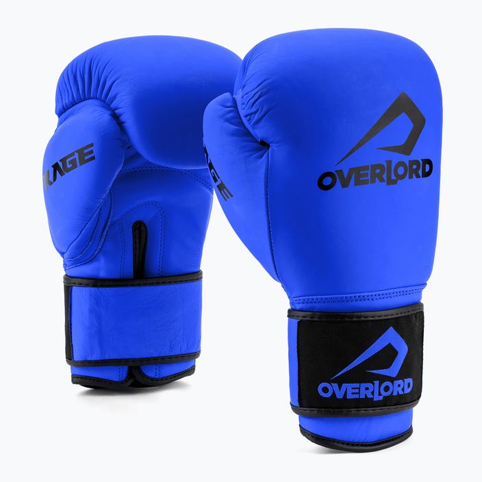 Rękawice bokserskie Overlord Rage niebieskie 5