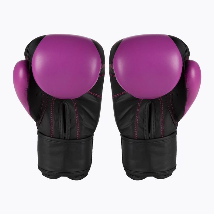 Rękawice bokserskie Overlord Boxer czarne/różowe 2
