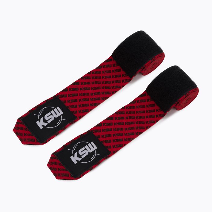Bandaże bokserskie KSW czerwony 2
