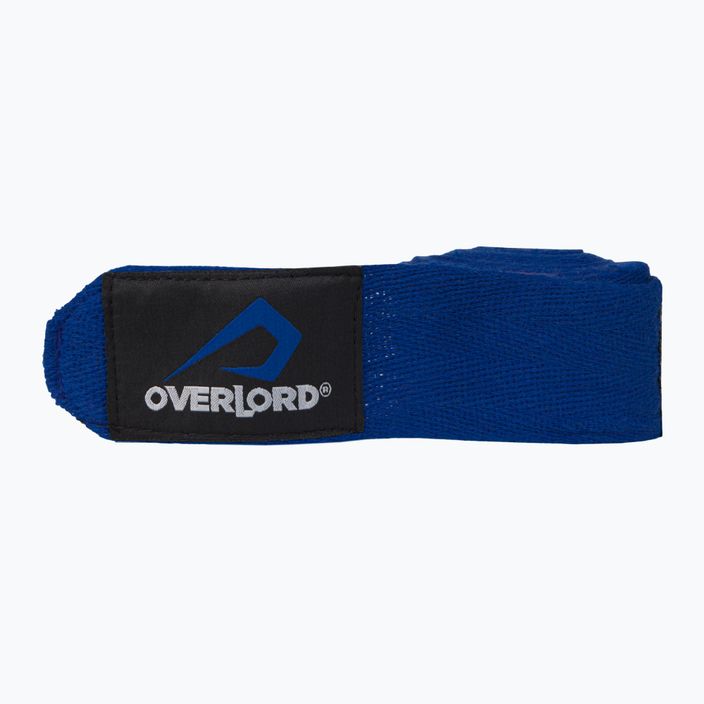 Bandaże bokserskie Overlord 200003 450 cm niebieskie 3