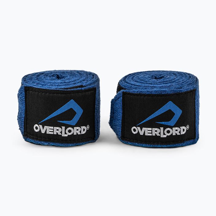Bandaże bokserskie Overlord 200003 450 cm niebieskie 4