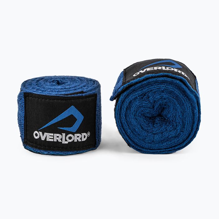 Bandaże bokserskie Overlord 450 cm niebieski 5
