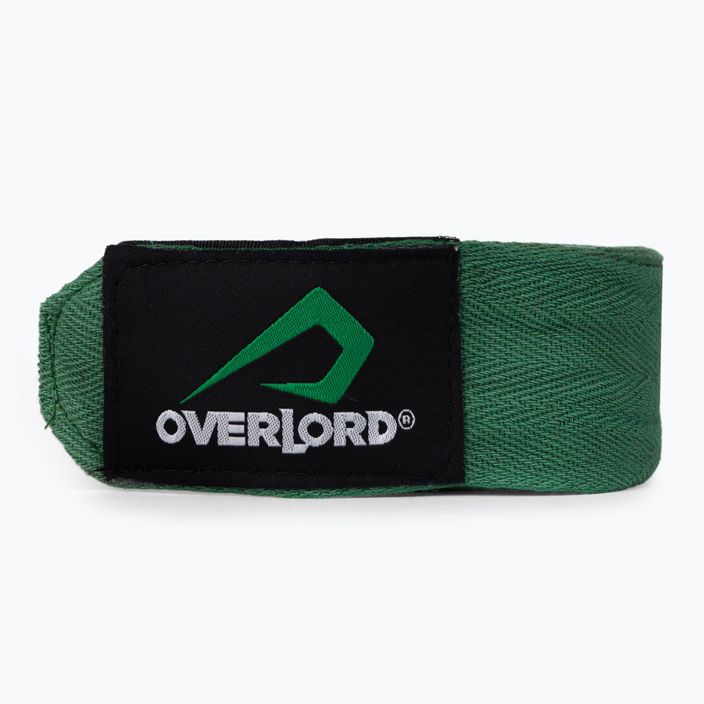Bandaże bokserskie Overlord 200003 450 cm zielone 3