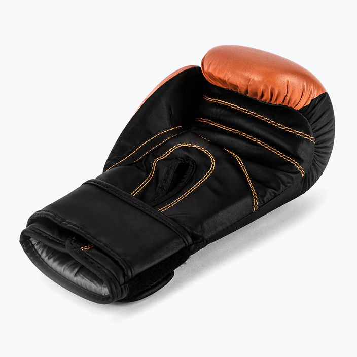 Rękawice bokserskie Overlord Boxer czarne/pomarańczowe 9