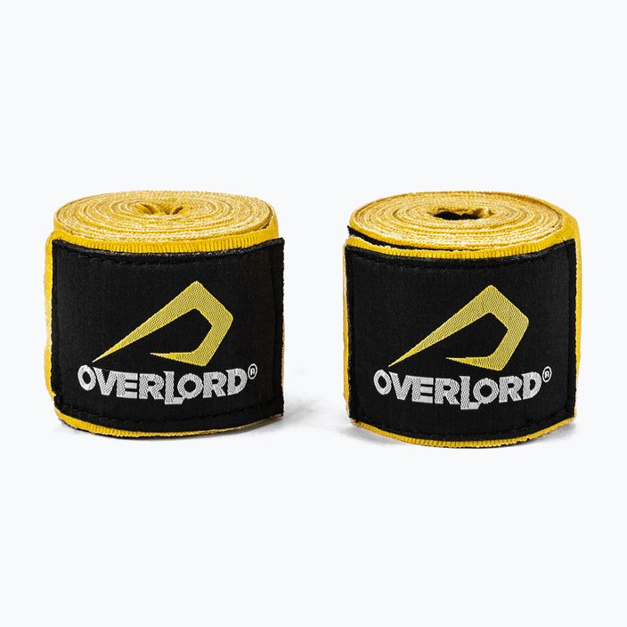 Bandaże bokserskie Overlord 200001 350 cm żółte