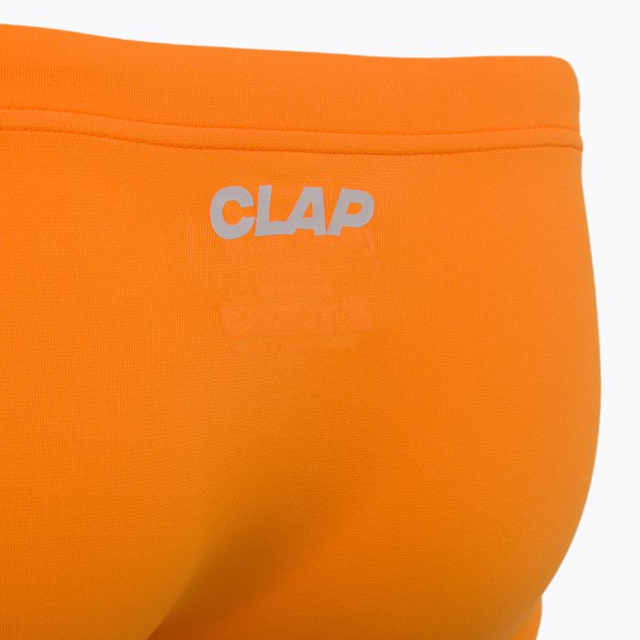 Bokserki kąpielowe męskie CLap Slipy pomarańczowe CLAP108 3