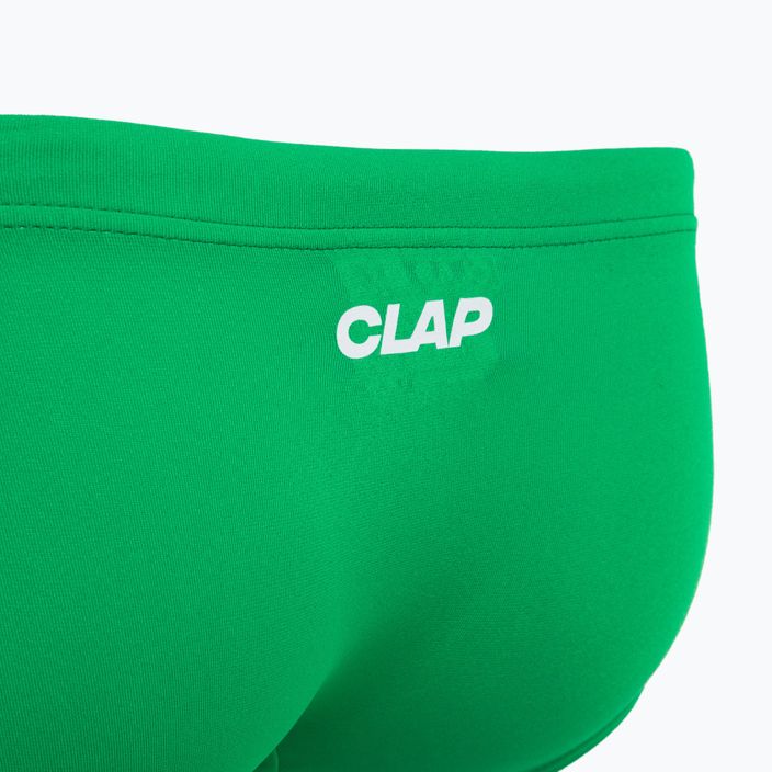 Bokserki kąpielowe męskie CLap Slipy zielone CLAP110 3