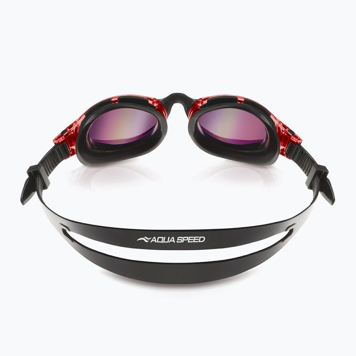 Okulary do pływania AQUA-SPEED Triton 2.0 Mirror czerwone 2