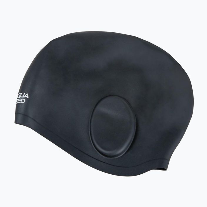 Czepek pływacki AQUA-SPEED Ear Cap Volume czarny 2