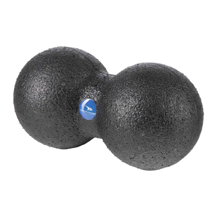 Podwójna piłka do masażu Yakimasport Duoball black