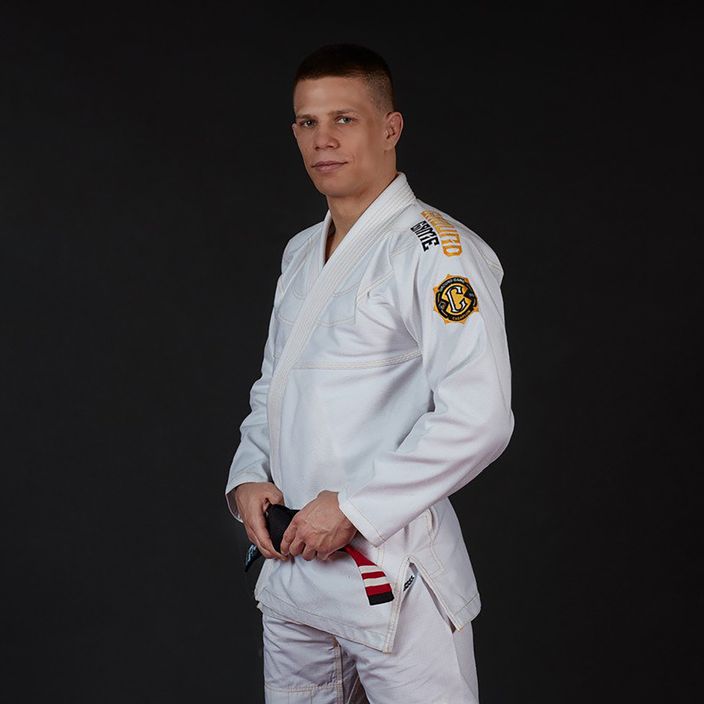 GI do brazylijskiego jiu-jitsu męskie Ground Game Champion 2.0 białe 3