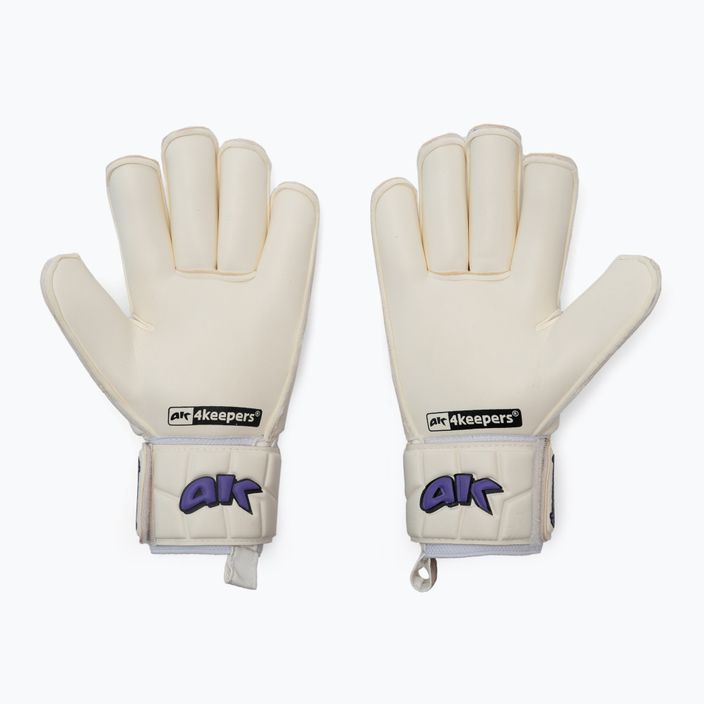 Rękawice bramkarskie 4keepers Champ Purple V RF białe/fioletowe 2
