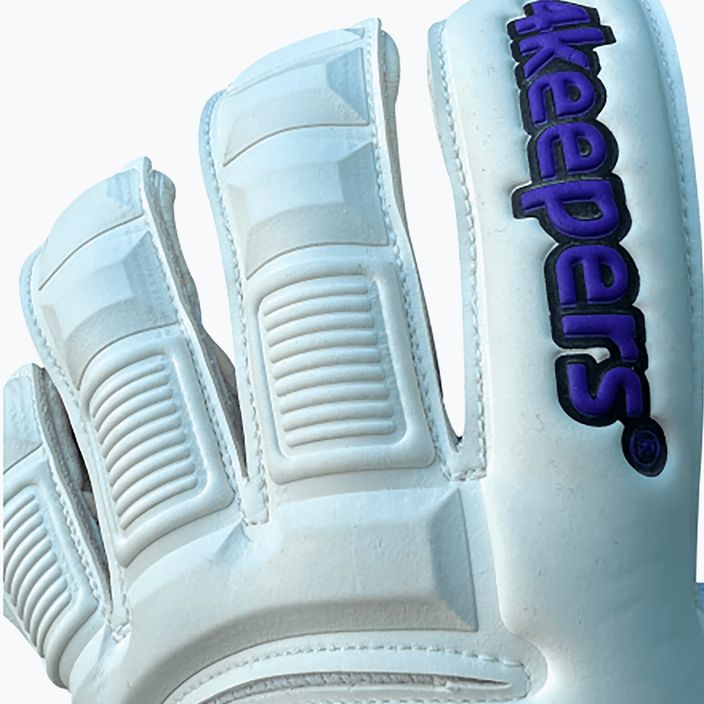 Rękawice bramkarskie 4Keepers Champ Purple VI białe 7