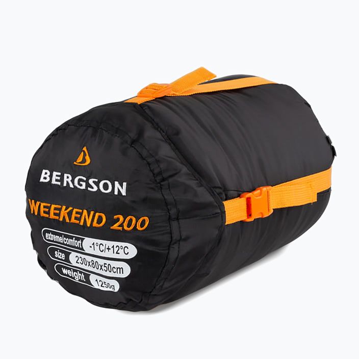 Śpiwór BERGSON Weekend 200 black 8