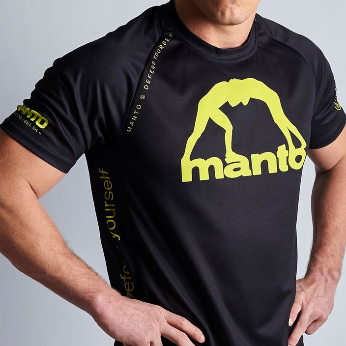 Koszulka treningowa męska MANTO Alpha black 9