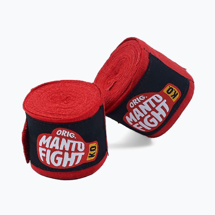 Bandaże bokserskie MANTO Glove 400 cm czerwony 2