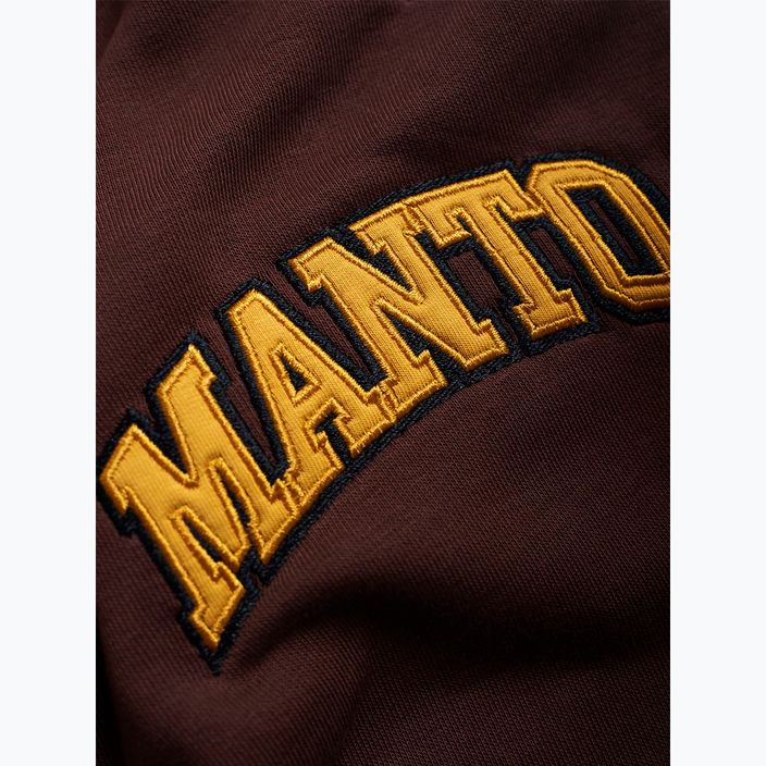 Spodnie męskie MANTO Varsity brązowy 3