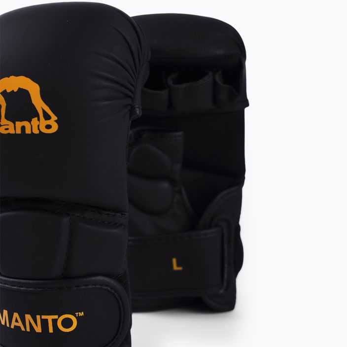 Rękawice MMA MANTO Essential czarny/pomarańczowy 5