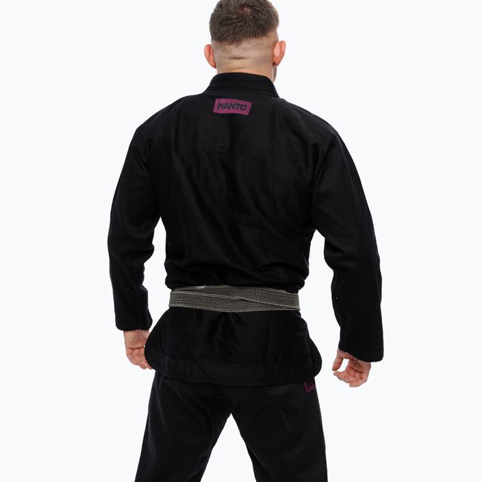 GI do brazylijskiego jiu-jitsu MANTO X5 BJJ black/purple 3