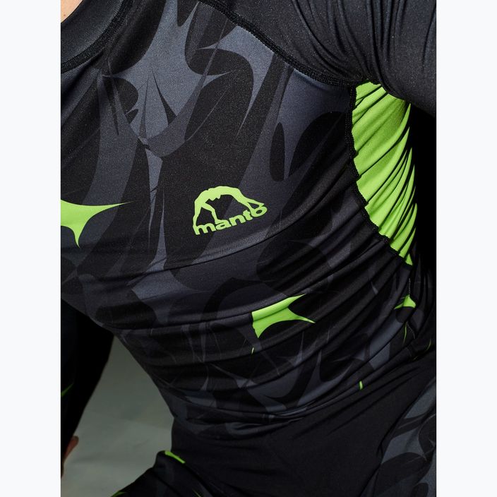 Rashguard męski MANTO Long Sleeve Rashguard Terra czarny 7