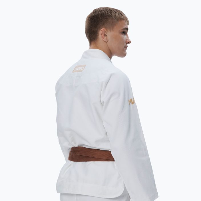 GI do brazylijskiego jiu-jitsu MANTO Rise 2.0 white 3