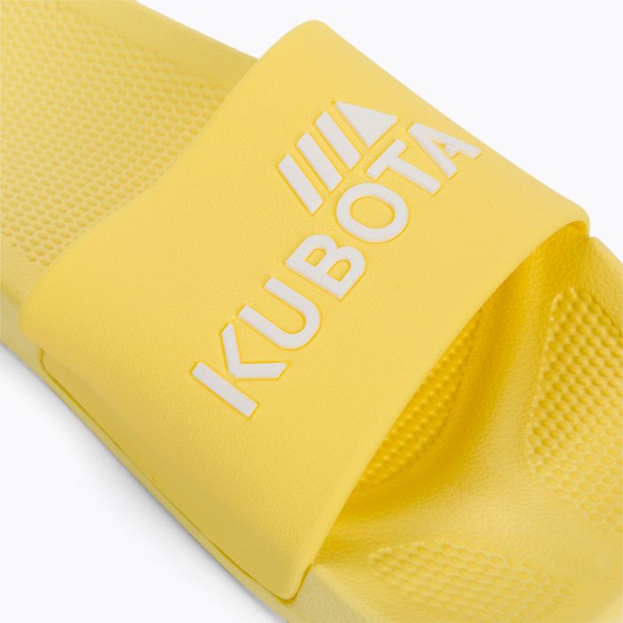 Klapki Kubota Basic żółte 7
