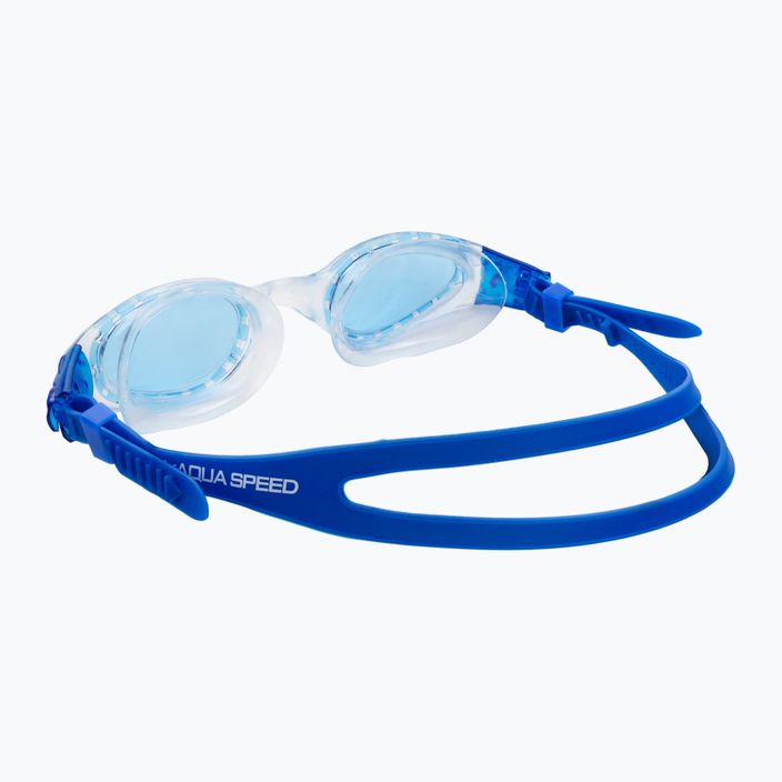 Okulary do pływania AQUA-SPEED Eta niebieskie/transparentne 4