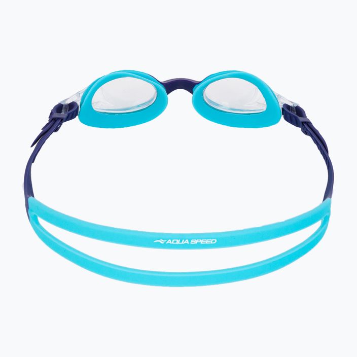 Okulary do pływania dziecięce AQUA-SPEED Amari niebieskie/ granatowe/jasne 5