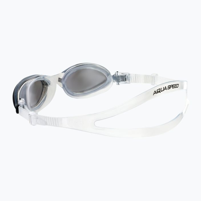 Okulary do pływania dziecięce AQUA-SPEED Sonic JR transparentne/ciemne 4