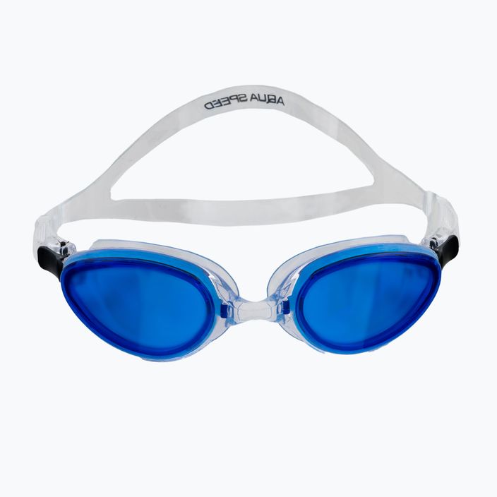 Okulary do pływania dziecięce AQUA-SPEED Sonic JR transparentne/niebieskie 2