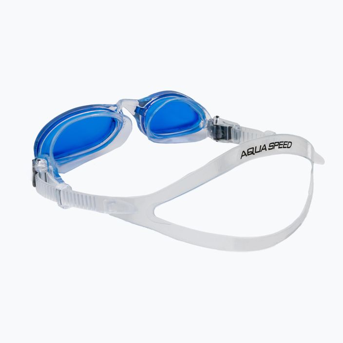 Okulary do pływania dziecięce AQUA-SPEED Sonic JR transparentne/niebieskie 4